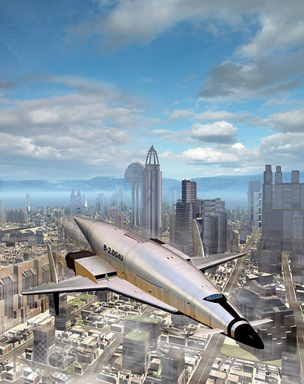 Hypersonic Plane - Artist view
