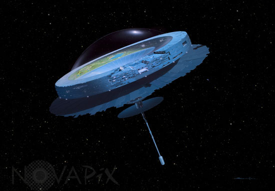 Colonie dans l'espace -Illustration