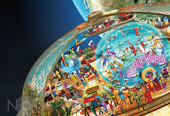 Orbital Space Station Fun Park