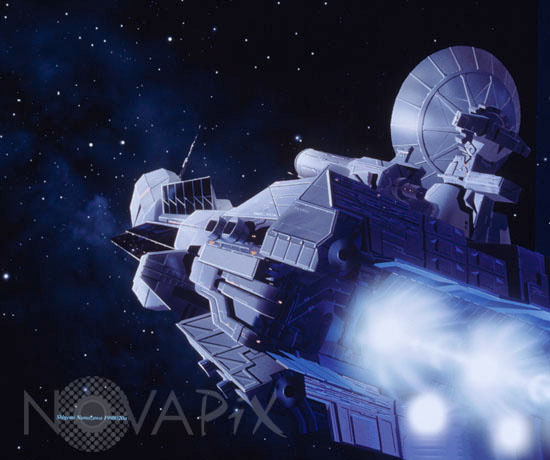 Vaisseau spatial - Vue d'artiste