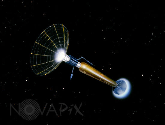 Bussard Interstellar Ramjet Engine - Artist view