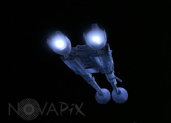 Bussard Interstellar Ramjet Engine - Artist view