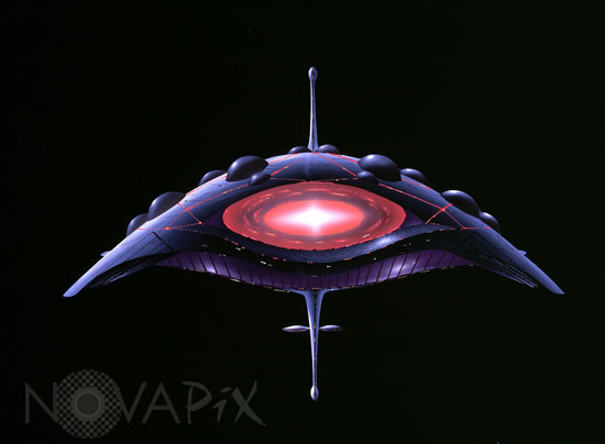 Extraterrestrial spaceship - Artist view