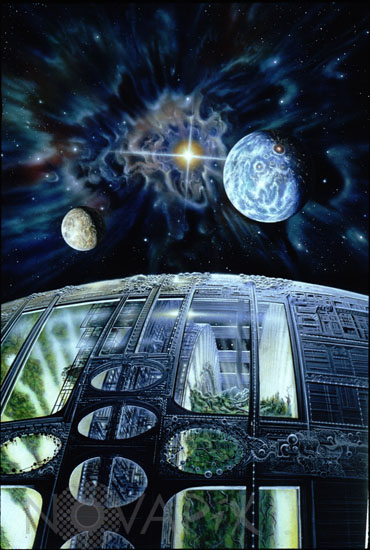 Vaisseau spatial - Vue d'artiste