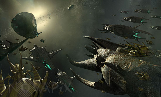 Extraterrestrial Armada - Artist view