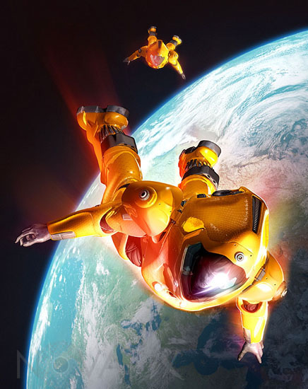 Space Diving - Artist view