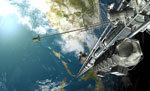 Ascenseur spatial - Vue d'artiste