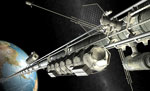 Ascenseur spatial - Vue d'artiste
