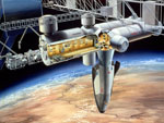 Station spatiale Freedom - Module européen - Ecorché