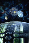 Vaisseau spatial - Vue d'artiste