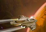 Vaisseau spatial - Vue d'artiste