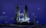 Navette spatiale du futur - Vue d'artiste