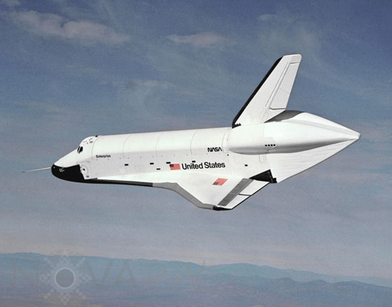 Shuttle prototype Enterprise -1977