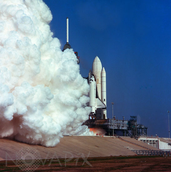 Décollage Columbia STS-1. 04/1981