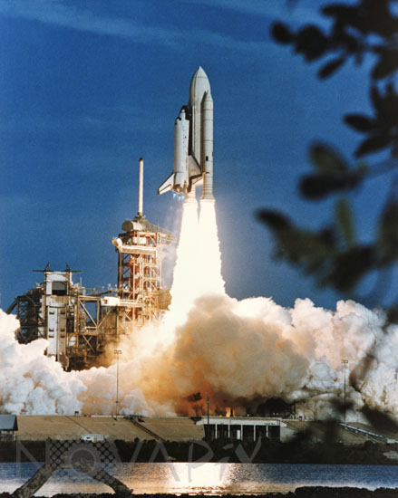 Décollage Columbia STS-1. 04/1981