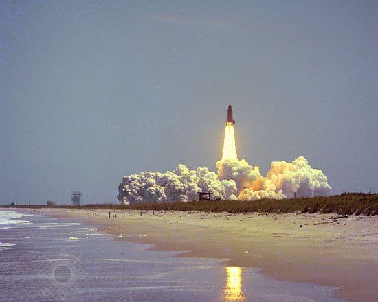 Décollage Challenger STS-6 04/1983