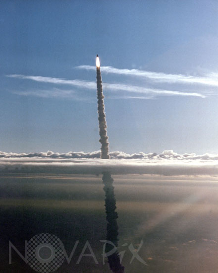 Décollage de la navette Columbia 01/1990
