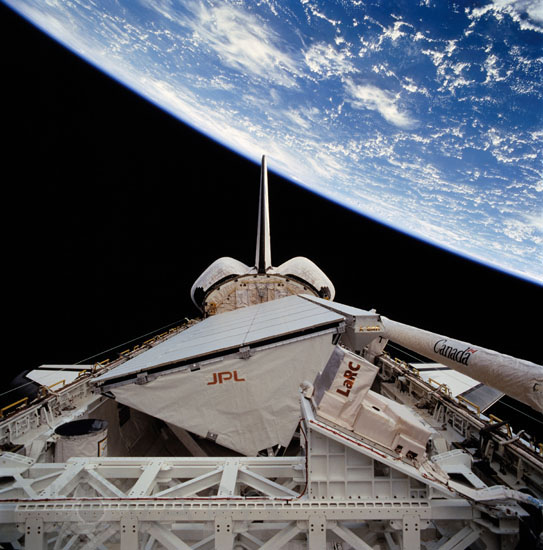 Navette Endeavour en orbite 10/1994