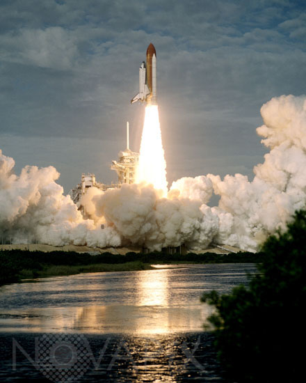 Décollage de la navette Columbia STS-73 -10/1995