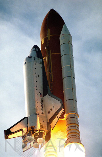 Launch of Shuttle Columbia. Nov 19 1996