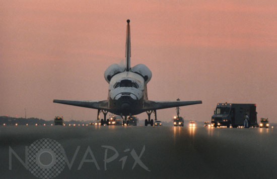 Atterrissage de la navette Columbia (STS-80) 07/12/1996