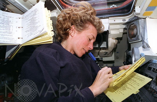 Susan Still, Columbia's pilot. 04/1997