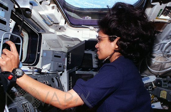 Kalpana Chawla dans Columbia