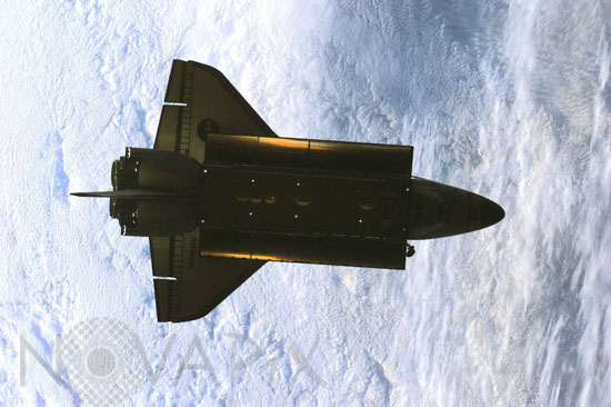 Navette Atlantis en orbite 02/2001