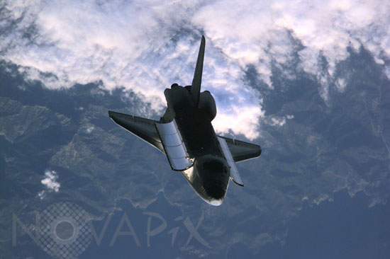 Navette Atlantis en orbite 02/2001