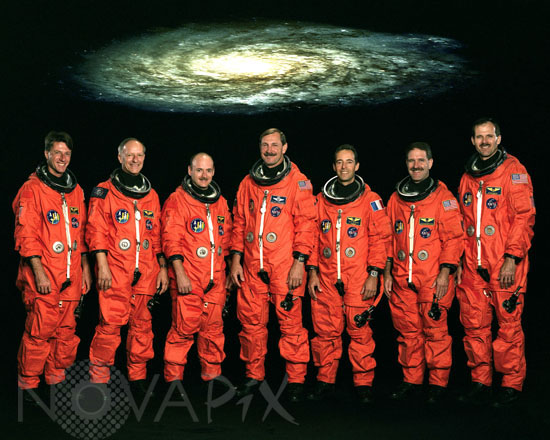 STS-103 crew portrait. 08/1999