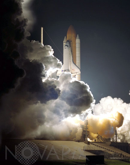 Décollage de la navette Atlantis STS-104 07/2001