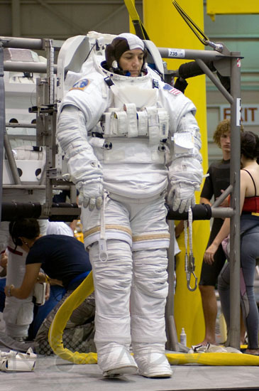 Astronaut H.M. Stefanyshyn-Piper during STS-115 Training
