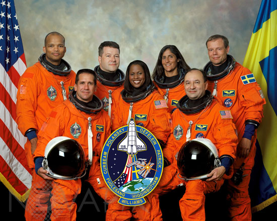The STS-116 crewmembers
