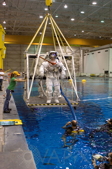 Astronautes à l'entrainement