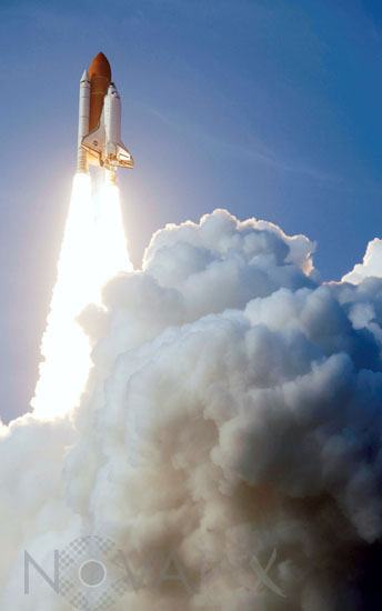 Liftoff of Space Shuttle Endeavour. August 2007