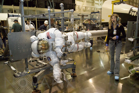 Astronaute en entrainement