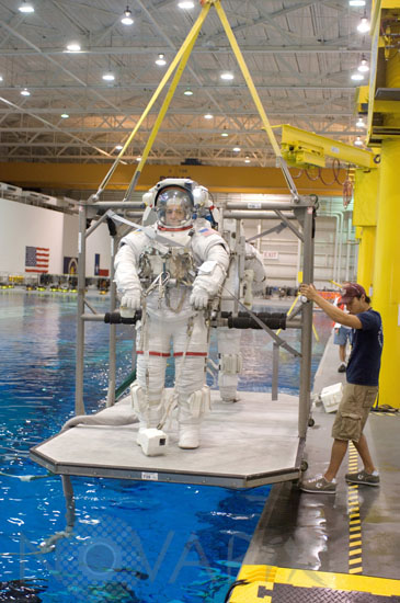 Astronautes à l'entrainement