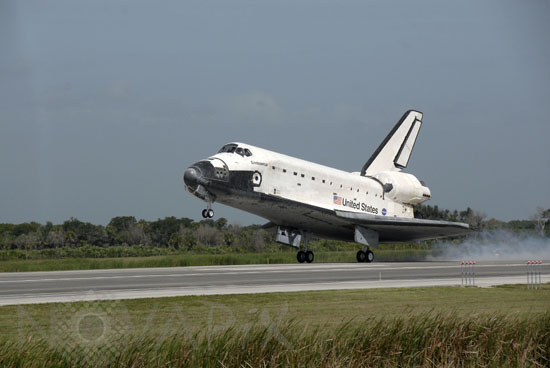 Atterrissage de la navette Endeavour 07/2009
