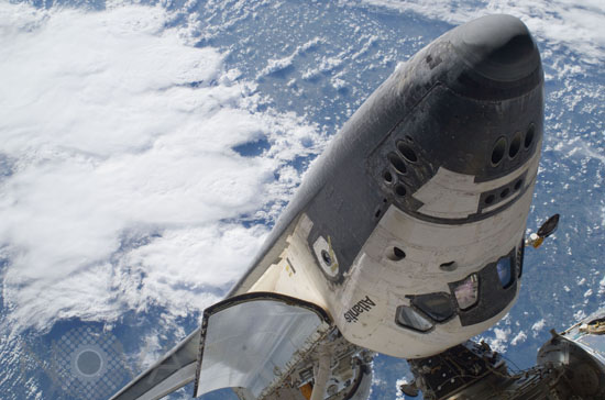 La navette spatiale Atlantis et ISS