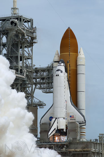 Liftoff of Space Shuttle Atlantis - Final mission of Space Shuttle Program. July 2011