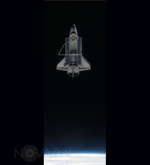 Atlantis vue depuis la station spatiale 07/2011