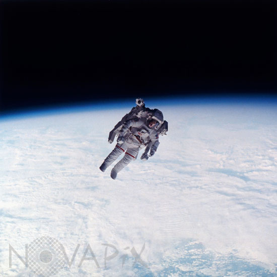 Sortie extra-véhiculaire B.McCandless STS-41-B-02/1984