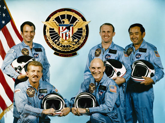 Equipage de la mission STS-51-C 01/1985