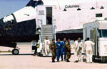 Retour de J. Young et R. Crippen  04/1981