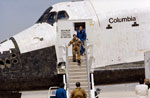 STS-1: Retour des astronautes - 04/1981
