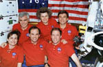 Equipage dans la navette Atlantis 03/1996