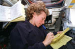 Susan Still, pilote de la navette Columbia 04/1997