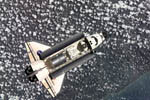 Navette Endeavour STS-100 vue d'ISS 04/2001