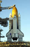 Navette Columbia STS-107 sur son pas de tir 01/2003
