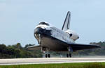 Atterrissage de la navette Endeavour -12/2001